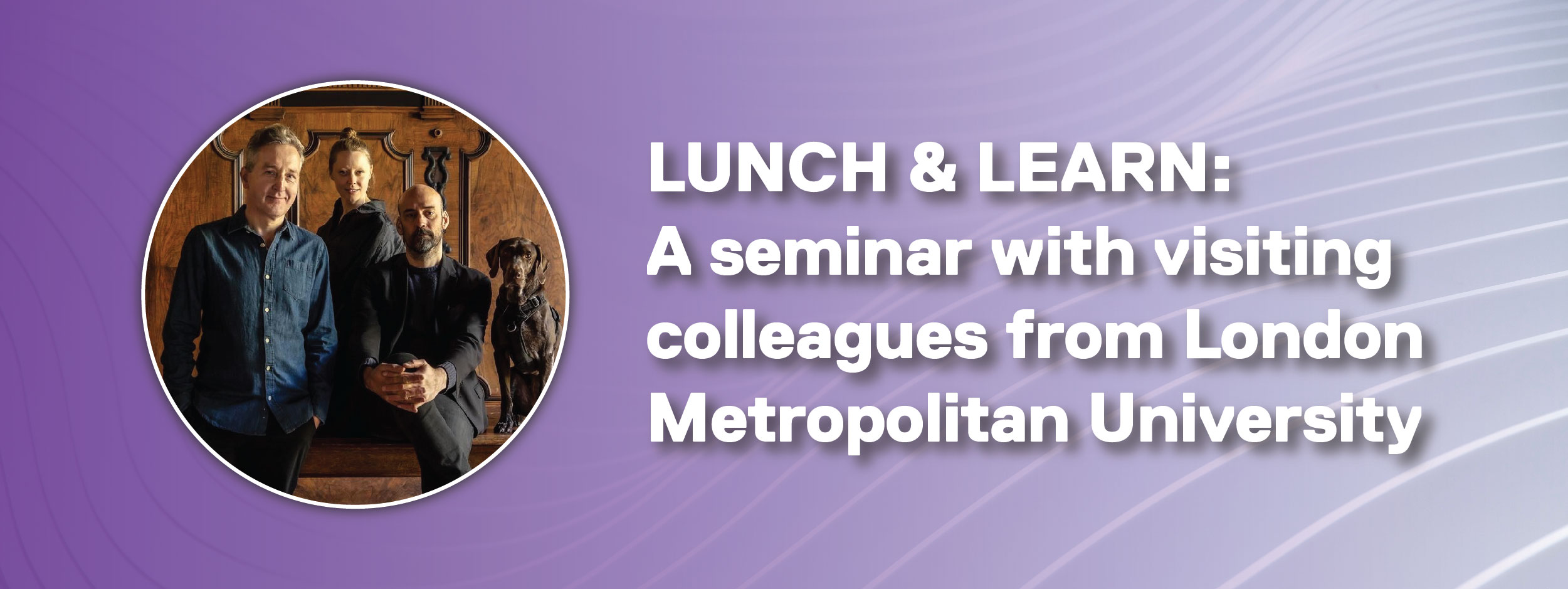 Roehampton event titled "Lunch & Learn: Integration through racism?"
